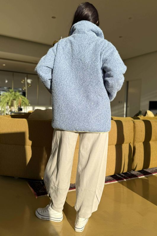 Beach Walk Fleece Jacket Denim